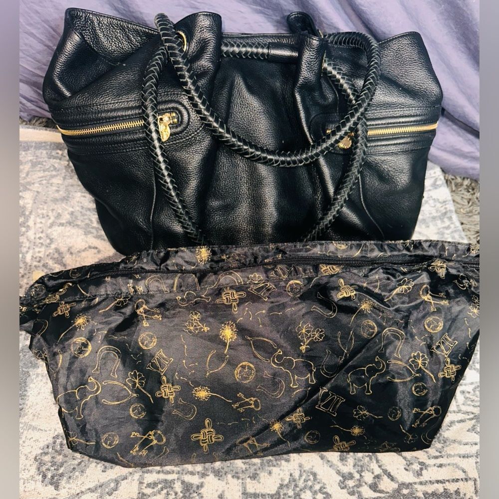 Rosie Pope Leather Diaper Bag